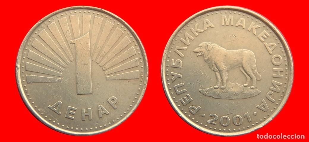 Monedas antiguas de Europa: 1 DINAR 2001 MACEDONIA-151971