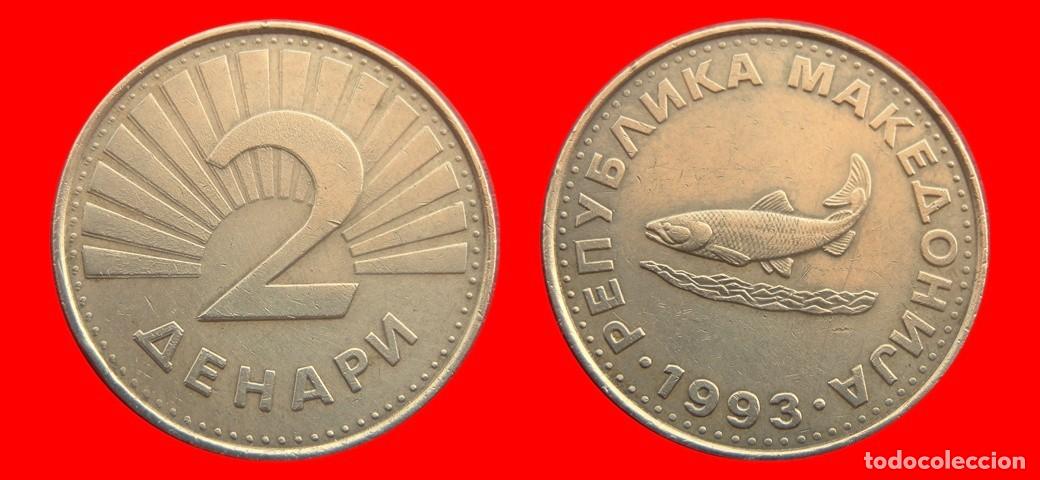 Monedas antiguas de Europa: 2 DINARES 1993 MACEDONIA-151975