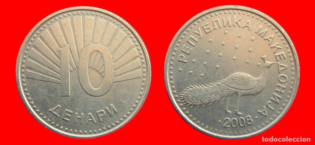 Monedas antiguas de Europa: 10 DINARES 2008 MACEDONIA-151977