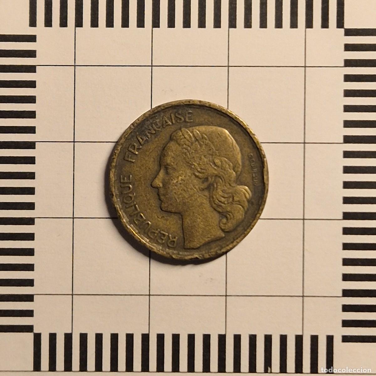 Monedas antiguas de Europa: 10 FRANCOS, FRANCIA. 1954 B. (KM#915.2).