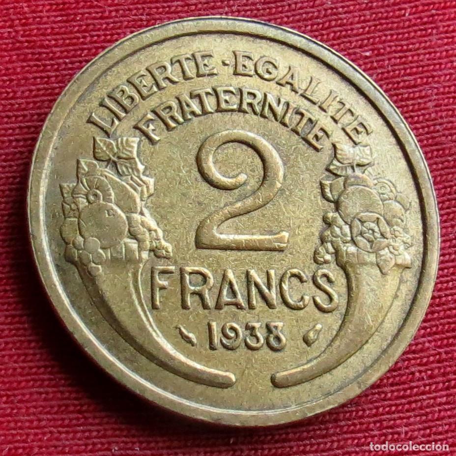 Monedas antiguas de Europa: Francia 2 francos 1938 KM# 886 Lt 452 *V2