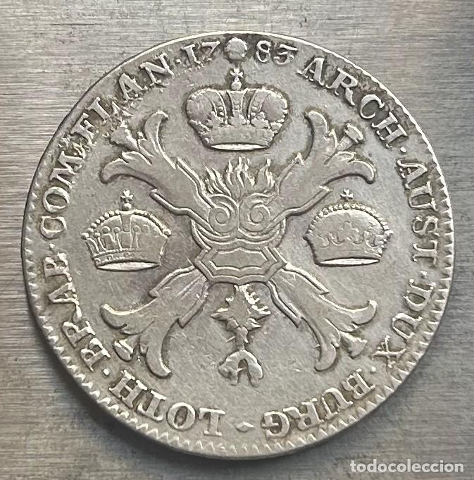 Monedas antiguas de Europa: KRONENTHALER 1783 PAISES BAJOS AUSTRIACOS. FECHA DIVIDIDA