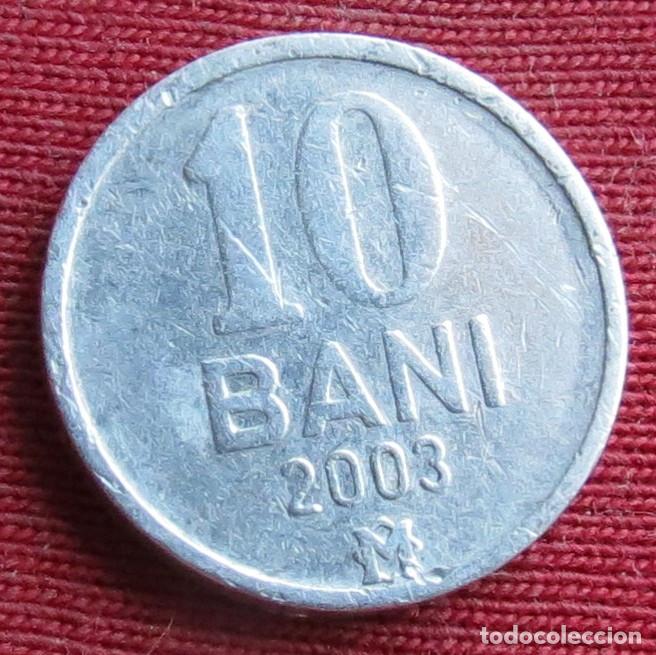 Monete antiche di Europa: Moldavia 10 bani 2003 KM# 7 Lt 748 Moldova