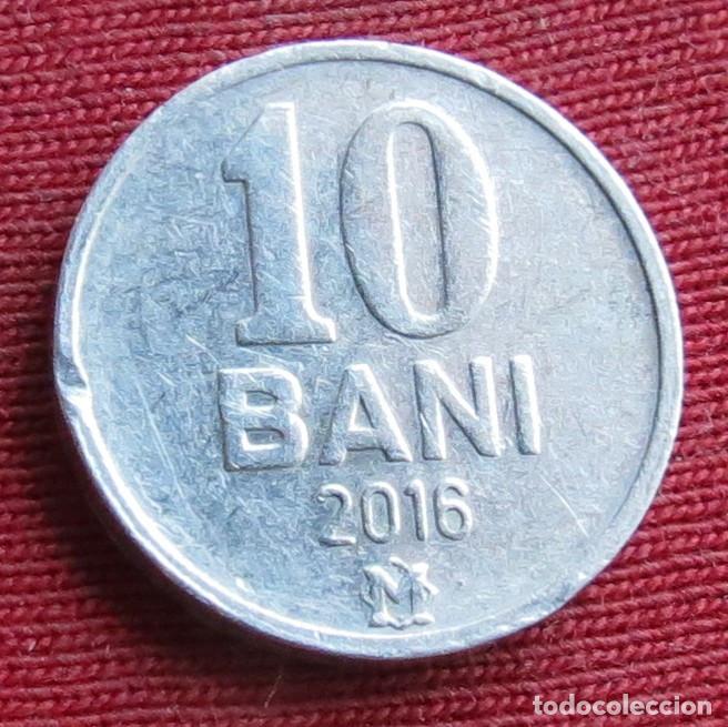 Monedas antiguas de Europa: Moldavia 10 bani 2016 KM# 7 Lt 1341 Moldova