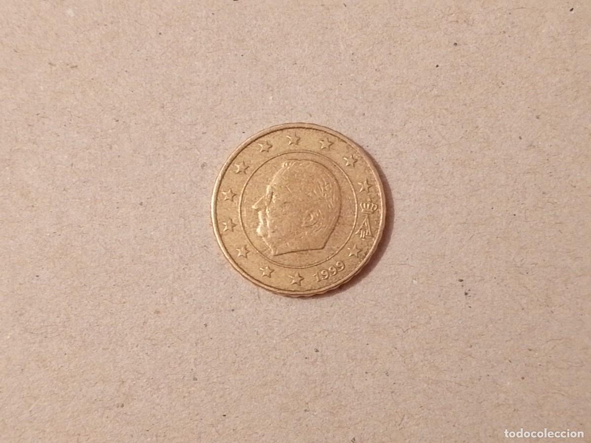 Monedas antiguas de Europa: Moneda de 10 centimos de euro de Belgica, a&ntilde;o 1999