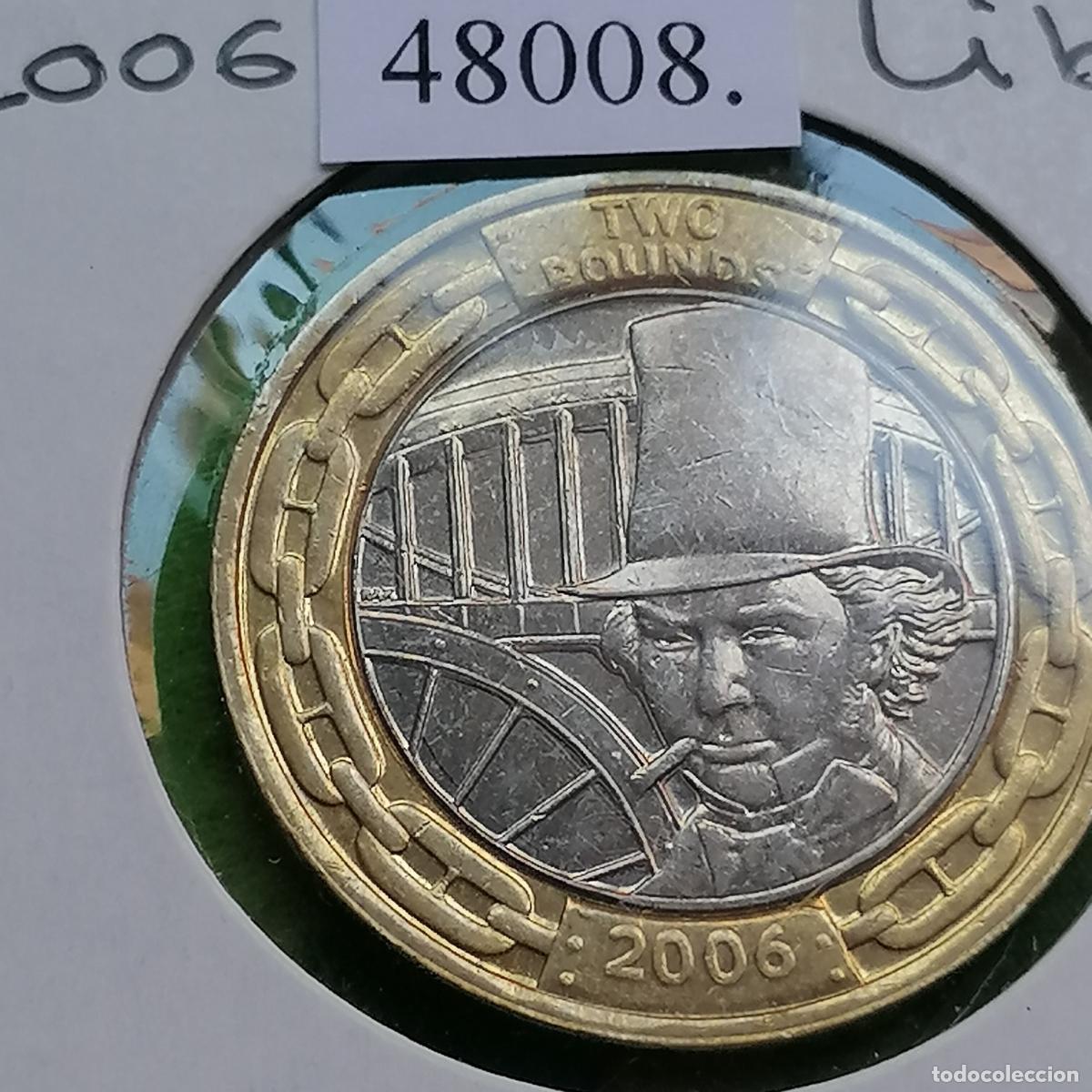 Monedas antiguas de Europa: UK, 2 libras 2005 ingeniero Isambard Kingdom Brunel., bimet&aacute;lica, Gran Breta&ntilde;a, Inglaterra