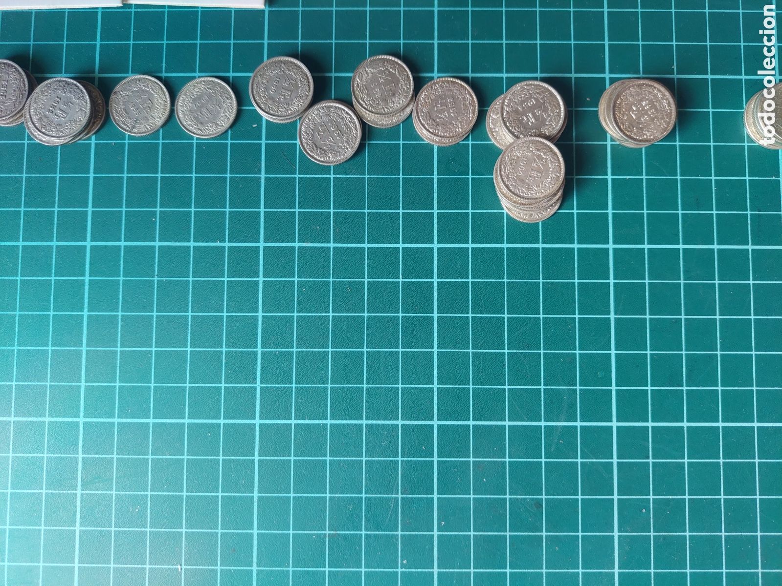 Monedas antiguas de Europa: SUIZA LOTES PLATA 1/2 FRANCO A&Ntilde;OS 50/60