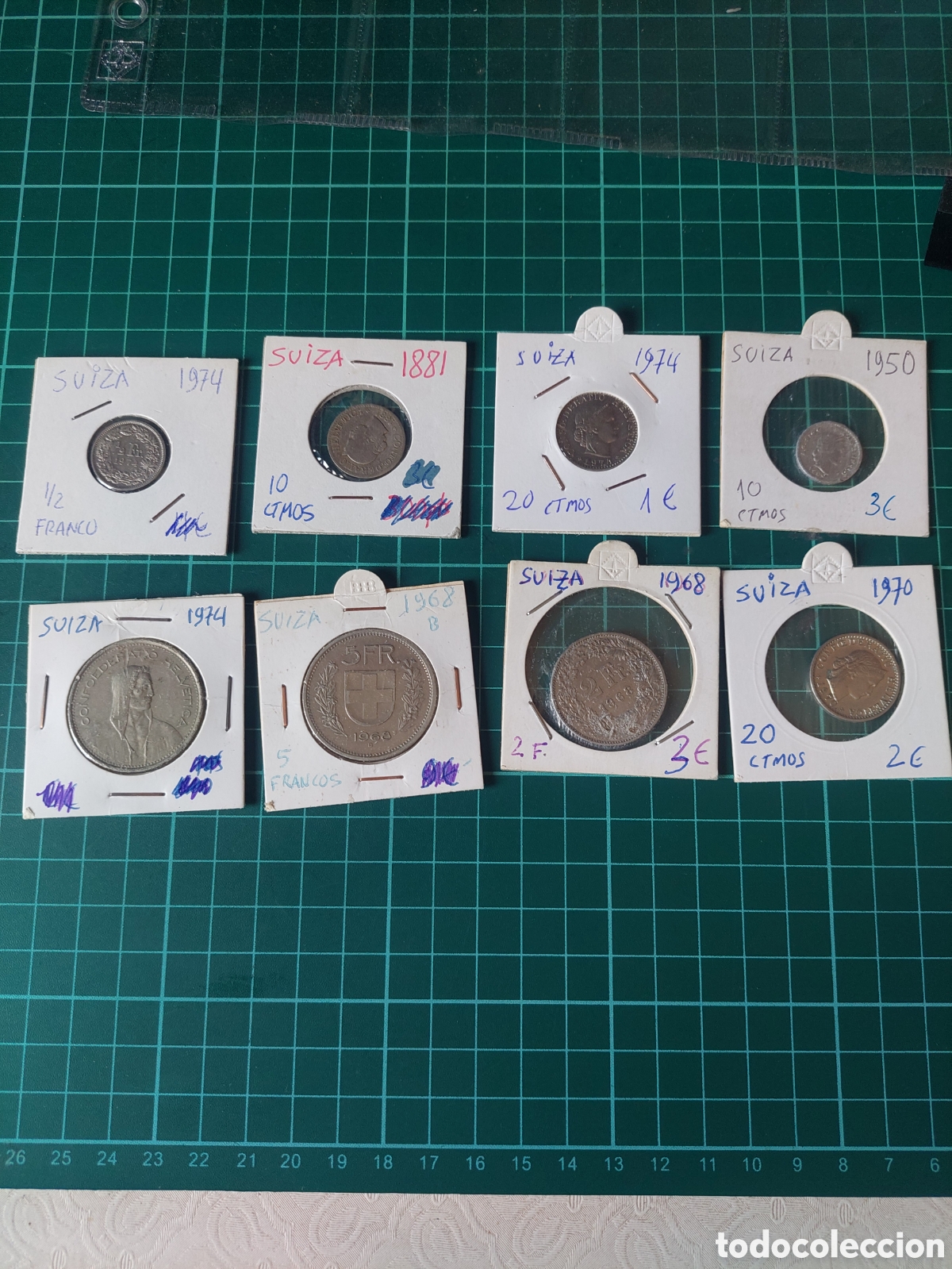 Monedas antiguas de Europa: SUIZA LOTE MONEDAS Diferentes