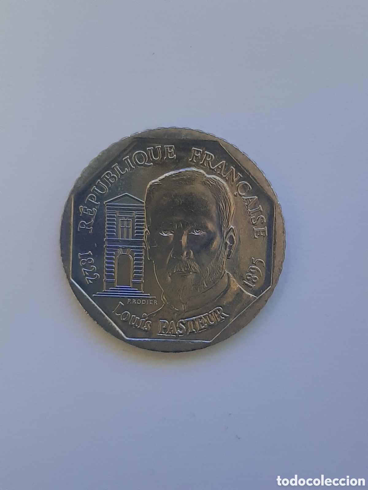 Monedas antiguas de Europa: FRANCIA REPUBLICA 2 FRANCOS 1995 CONMEMORATIVA CENTENARIO MUERTE DE LUIS PASTEUR S/C