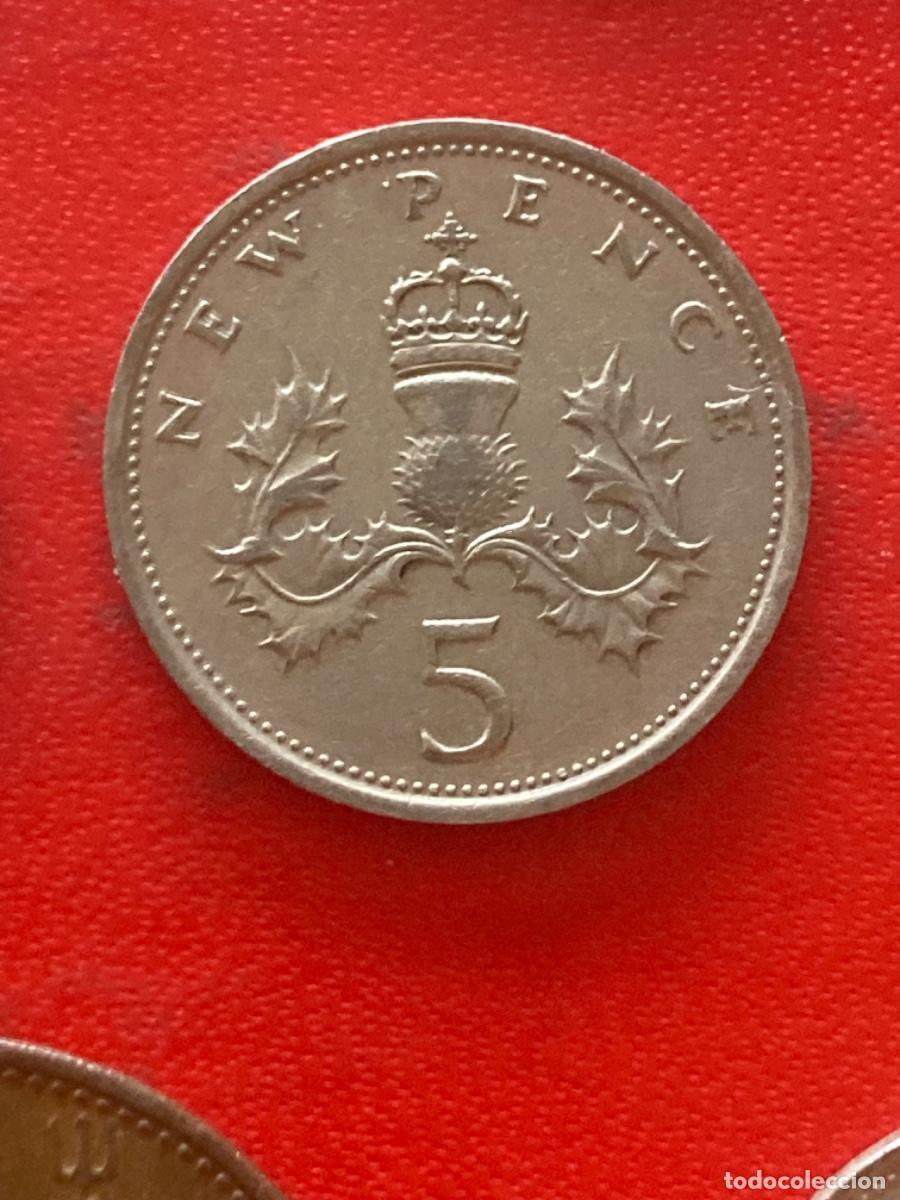 Monedas antiguas de Europa: M&uuml;nze M&uuml;nzen Umlaufm&uuml;nze Gro&szlig;britannien 5 Pence 1975