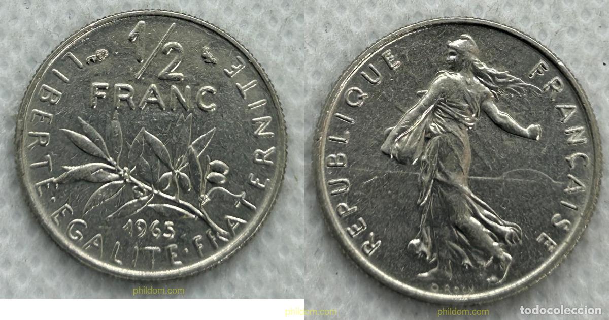Monedas antiguas de Europa: 3778 FRANCIA 1965 FRANCIA 1/2 FRANCO 1965