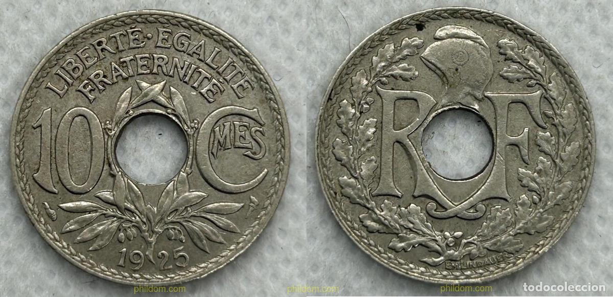 Monedas antiguas de Europa: 3769 FRANCIA 1925 FRANCIA 10 CENTIMOS 1925