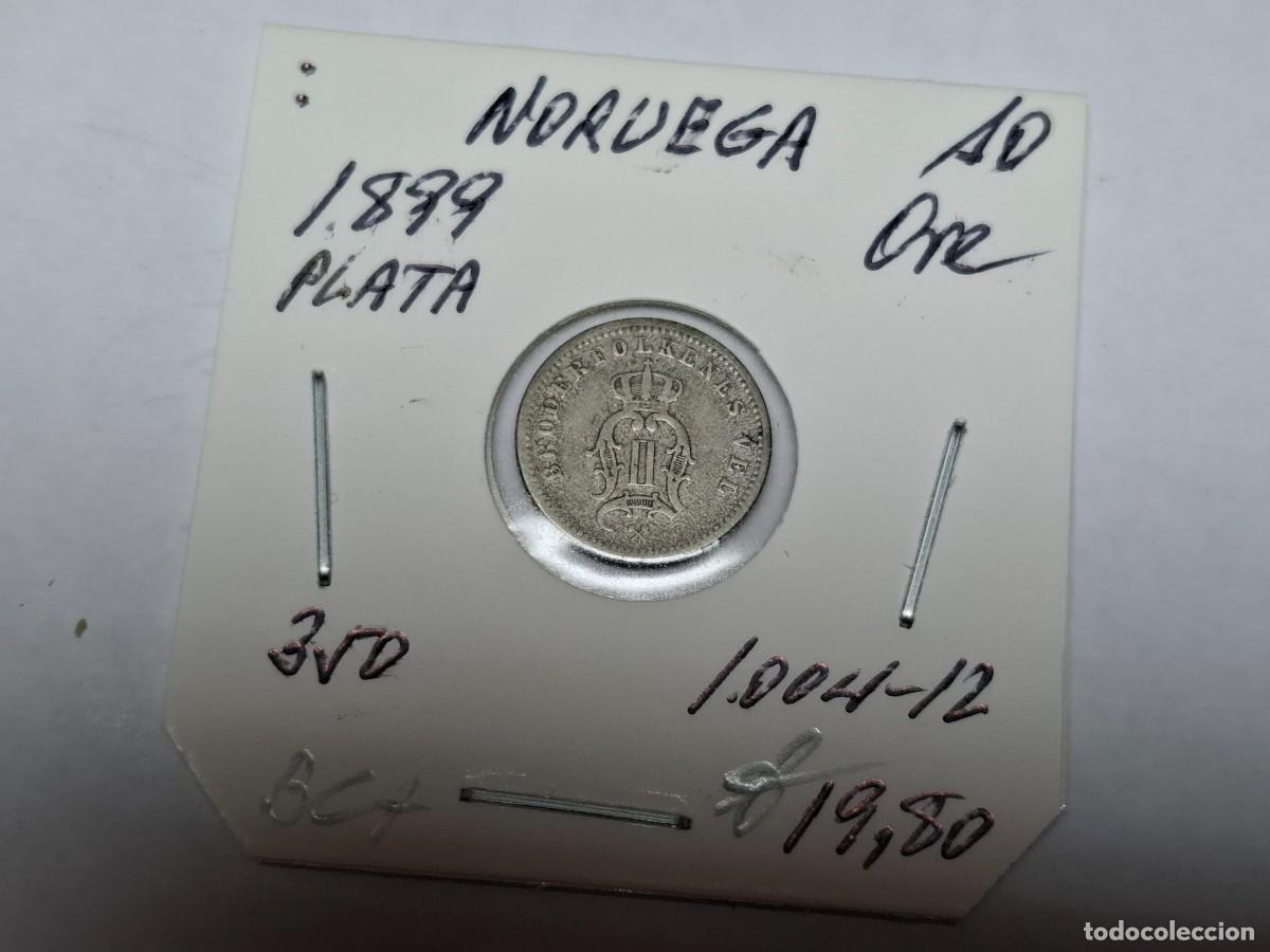 Monedas antiguas de Europa: 10 ORE de PLATA de 1899 KM 350 NORUEGA en BC+