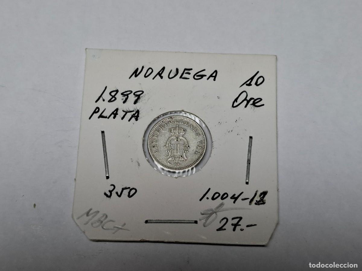 Monedas antiguas de Europa: 10 ORE de PLATA de 1899 KM 350 NORUEGA en MBC+