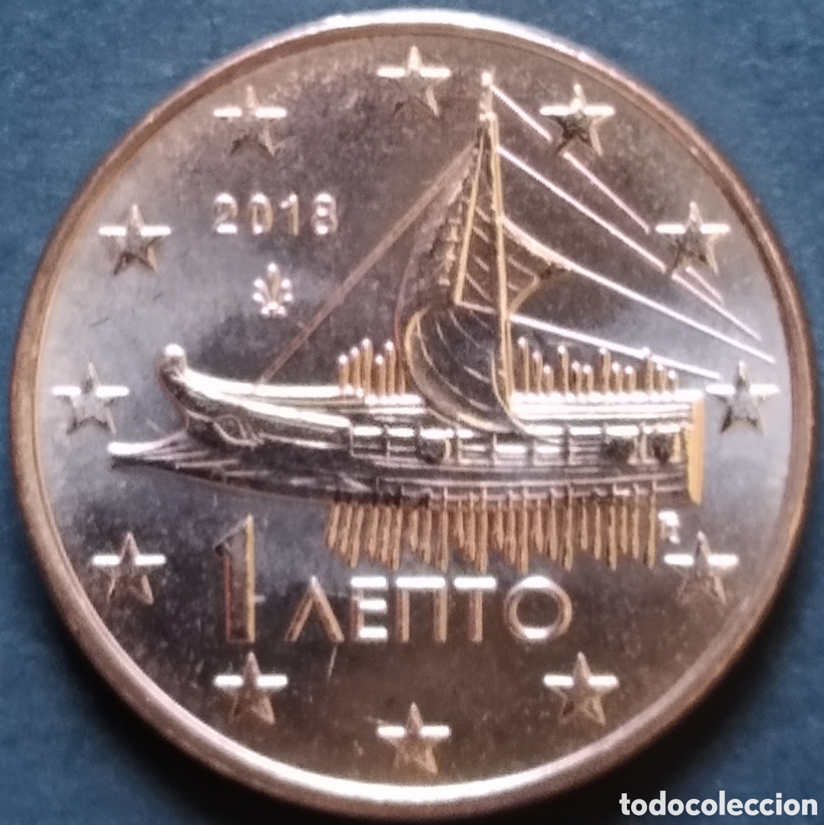 Monedas antiguas de Europa: MONEDA EURO - GRECIA 1 CENT 2018 (SACADA DE CARTUCHO)