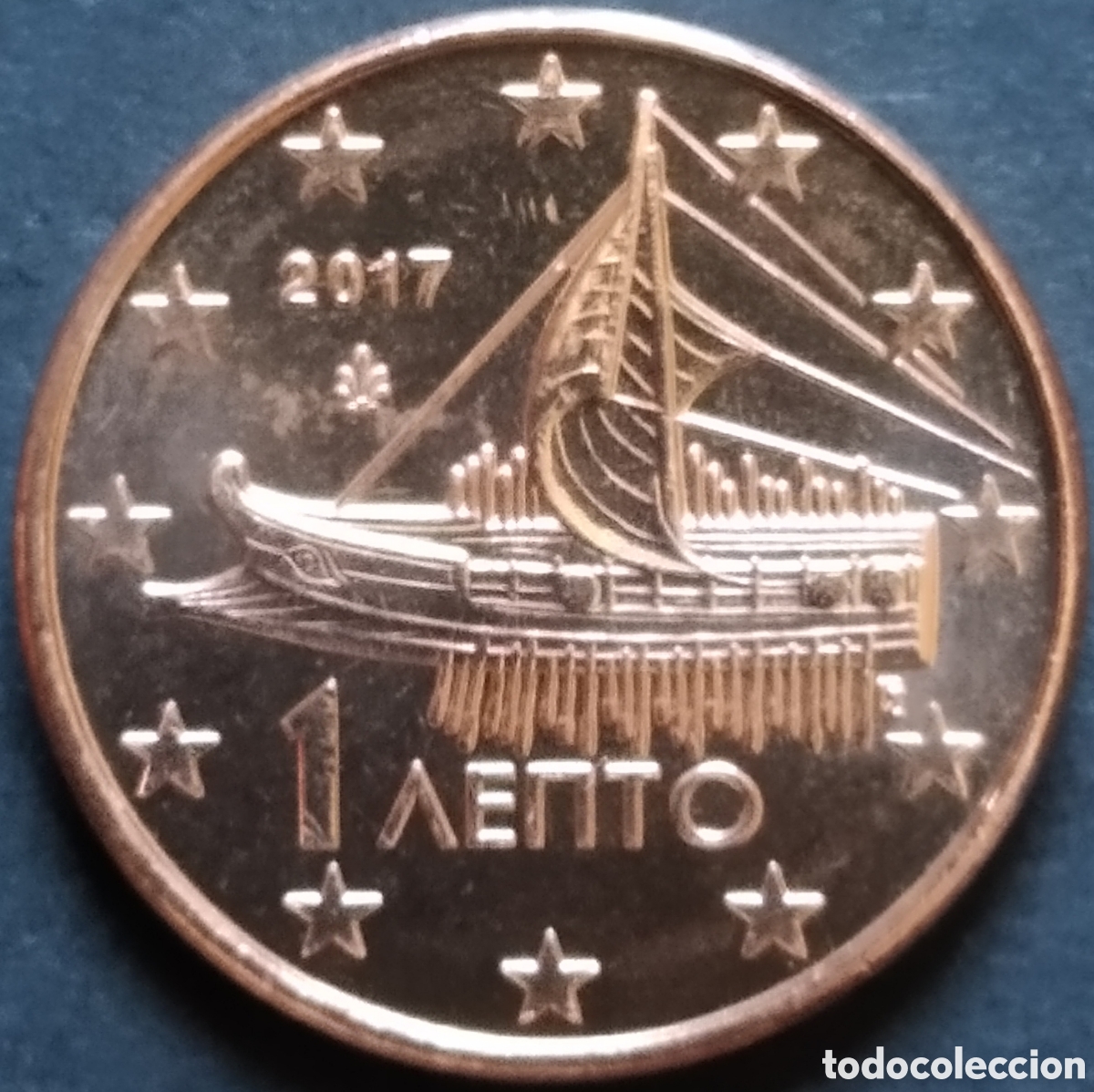 Monedas antiguas de Europa: MONEDA EURO - GRECIA 1 CENT 2017 (SACADA DE CARTUCHO)