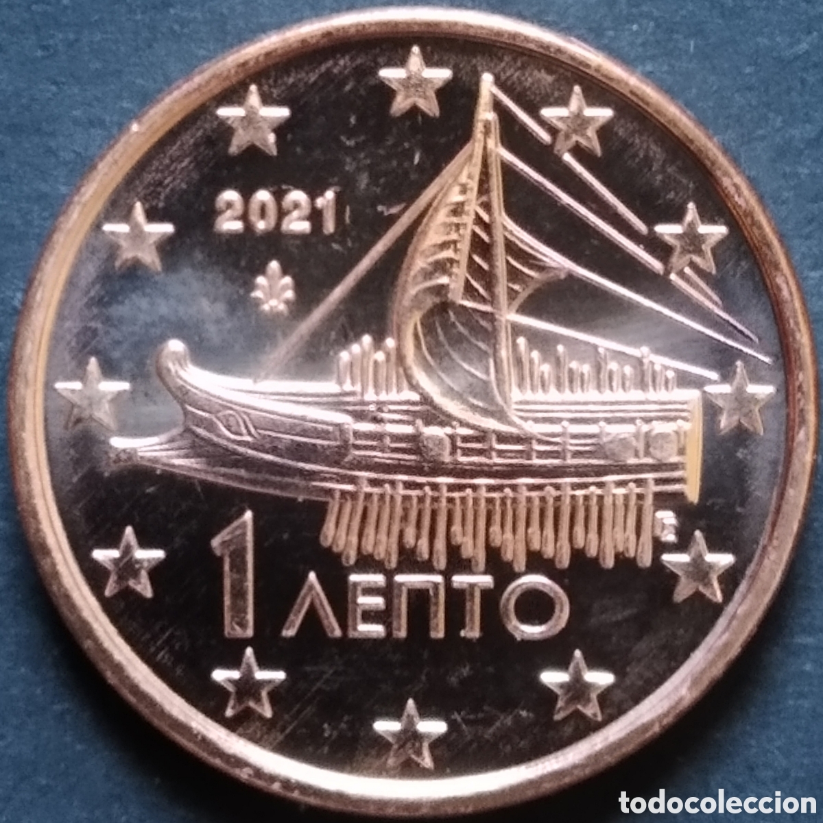 Monedas antiguas de Europa: MONEDA EURO - GRECIA 1 CENT 2021 (SACADA DE CARTUCHO)