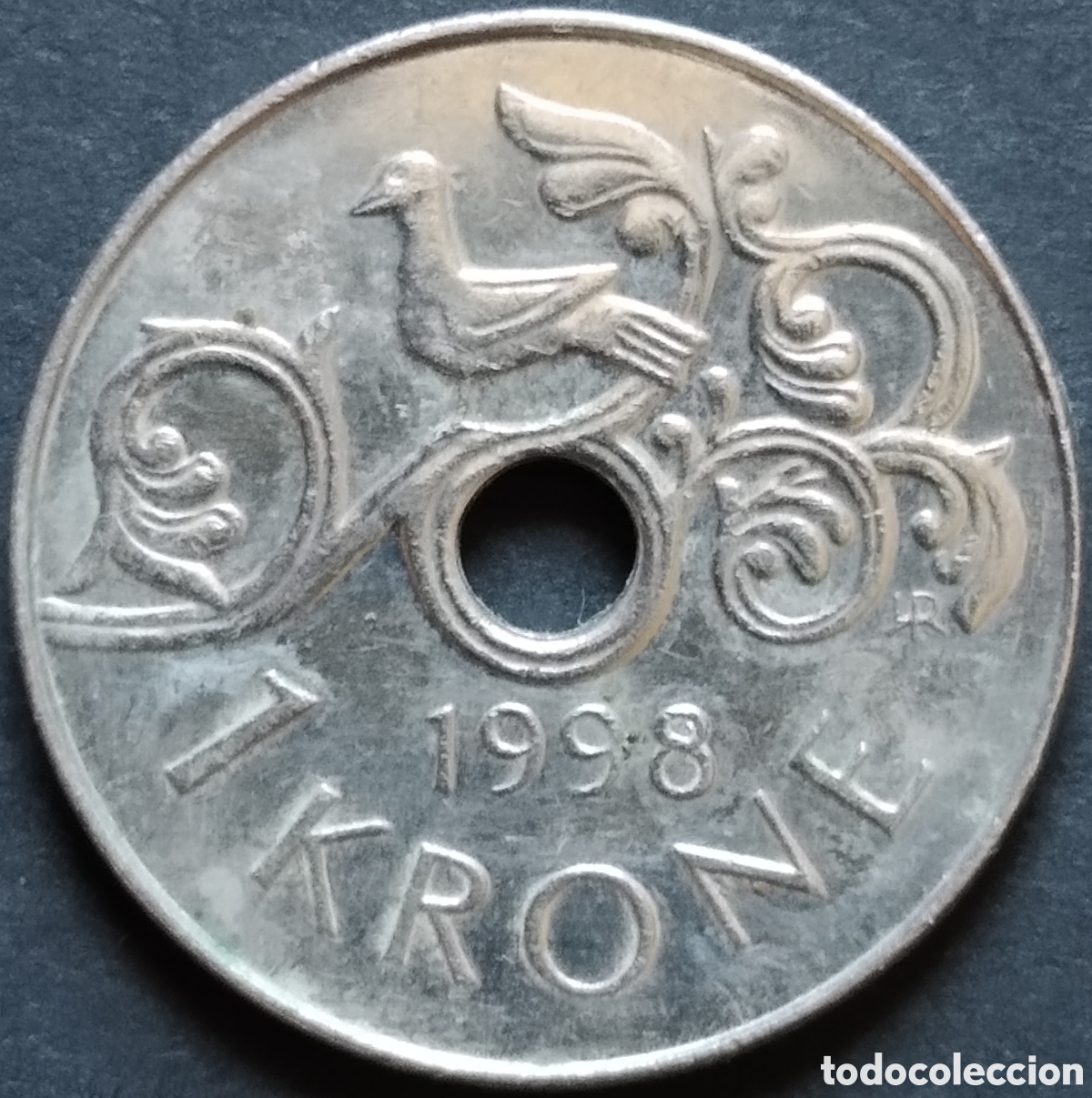 Monedas antiguas de Europa: MONEDA - NORUEGA 1 CORONA 1998