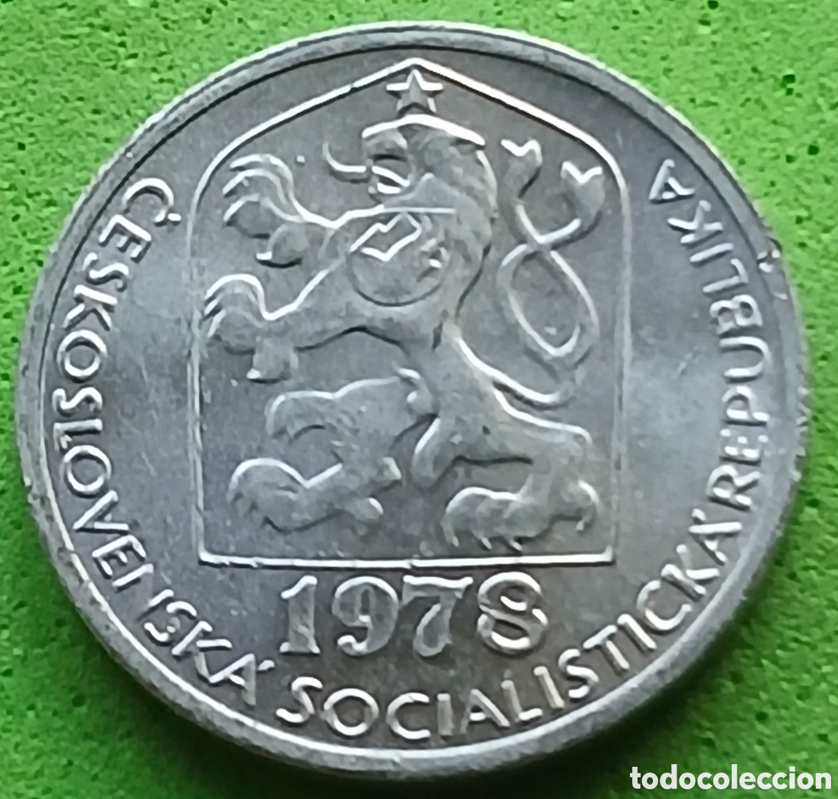Monedas antiguas de Europa: Checoslovaquia 5 hellers 1978 km#86
