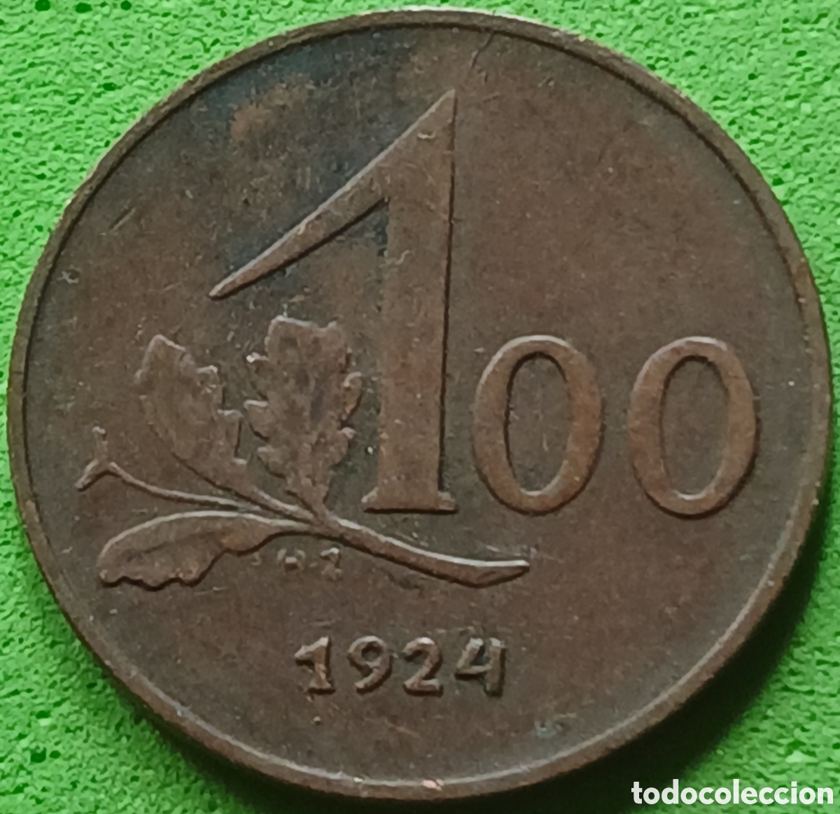 Alte M&uuml;nzen aus Europa: Austria 100 coronas 1924 km#2832