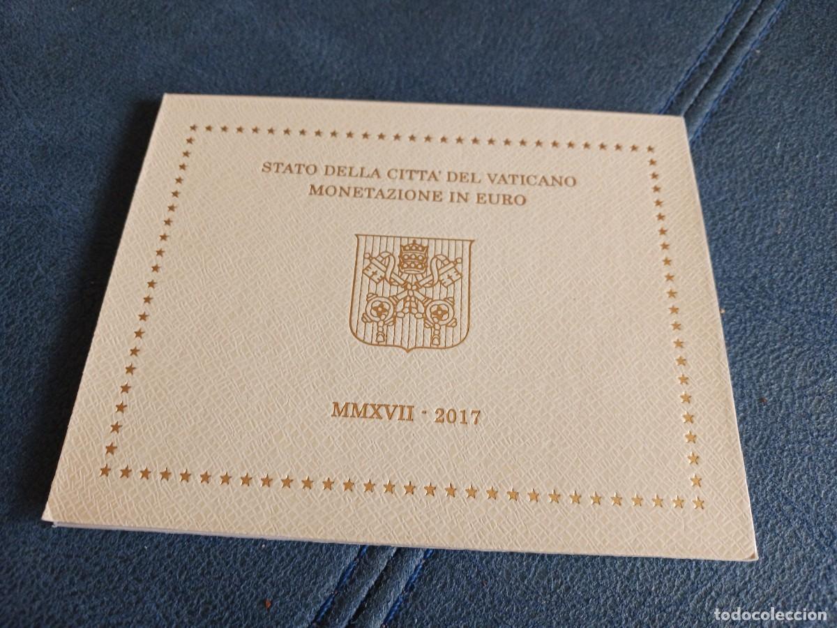 Monedas antiguas de Europa: Vaticano 2017 8 valores euro cartera original 1 c&eacute;ntimo a 2 &euro;