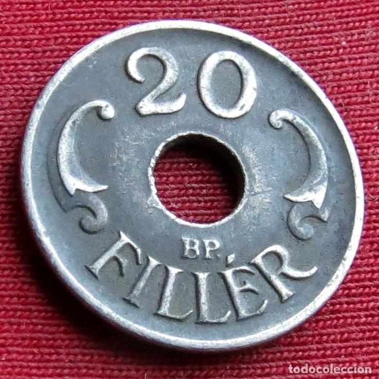 Monedas antiguas de Europa: Hungria 20 filler 1943 KM# 520 Lt 340