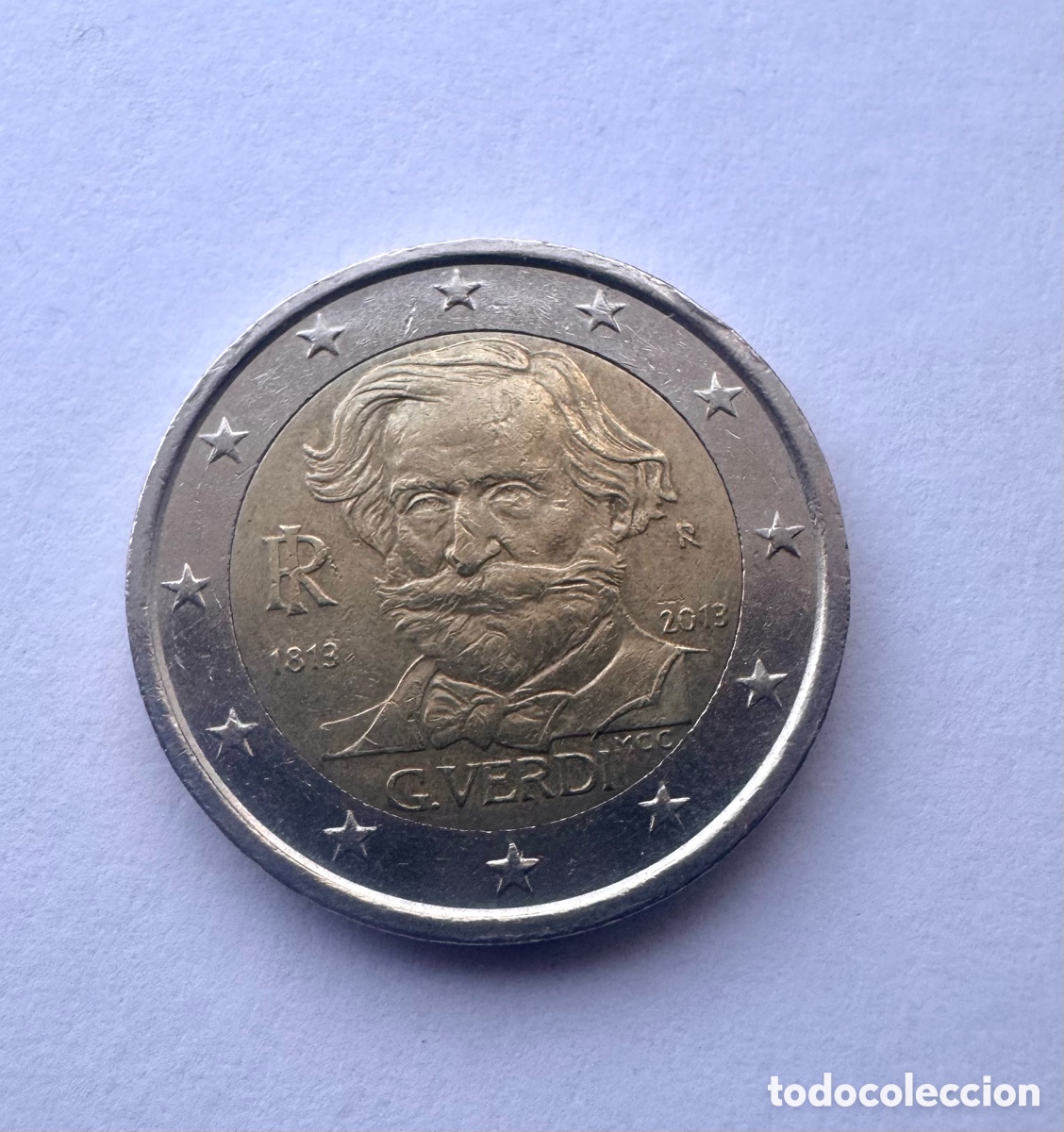 Monedas antiguas de Europa: Moneda 2 Euros Italia 2013 Verdi