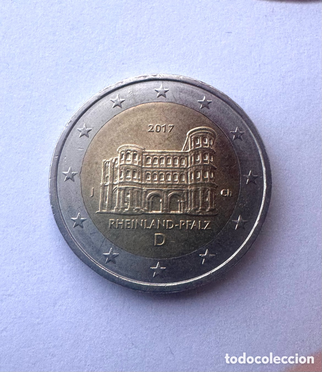 Monedas antiguas de Europa: Moneda 2 euros Alemania 2017
