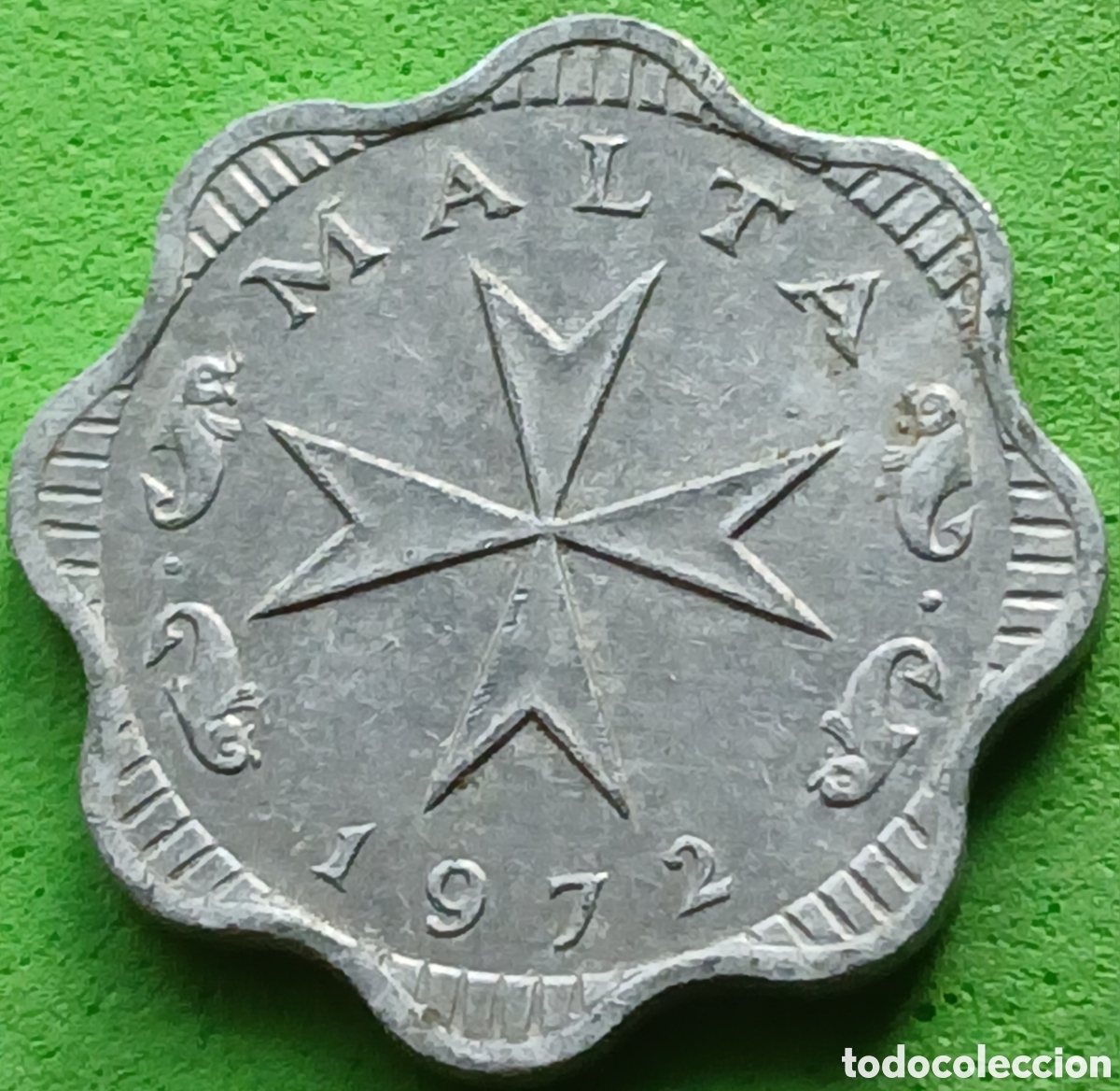 Monedas antiguas de Europa: Malta 2 mils 1972 km#5