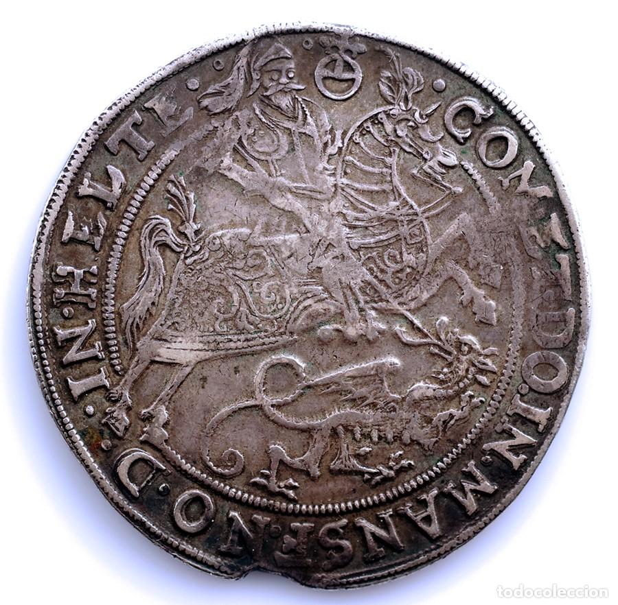 Monedas antiguas de Europa: raraSC-Alemania. Volrat VI, Jobst II, Wolfgang III y Bruno. Taler 1619 Plata 28,95 g. Rara