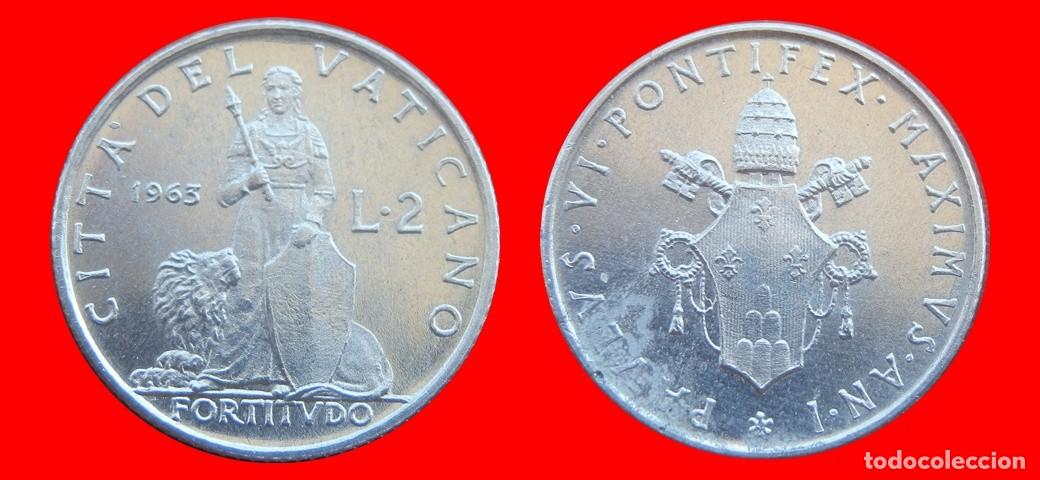 Monedas antiguas de Europa: 2 LIRAS 1963 VATICANO-151993
