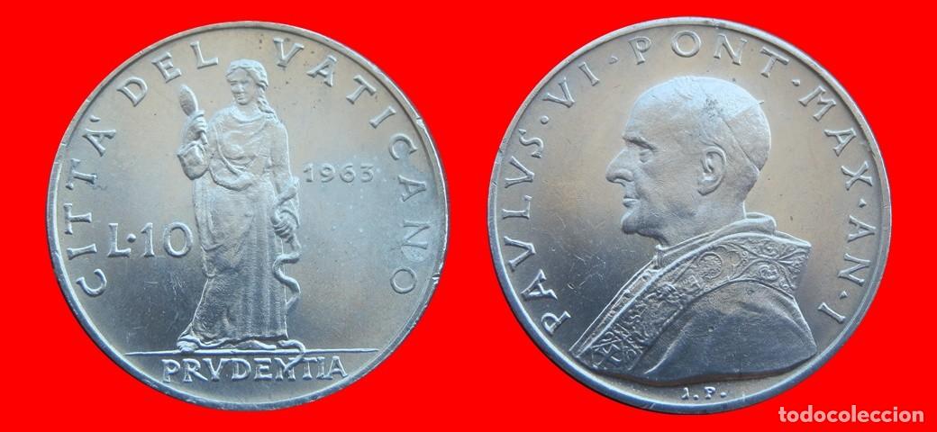Monedas antiguas de Europa: 10 LIRAS 1963 VATICANO-151999