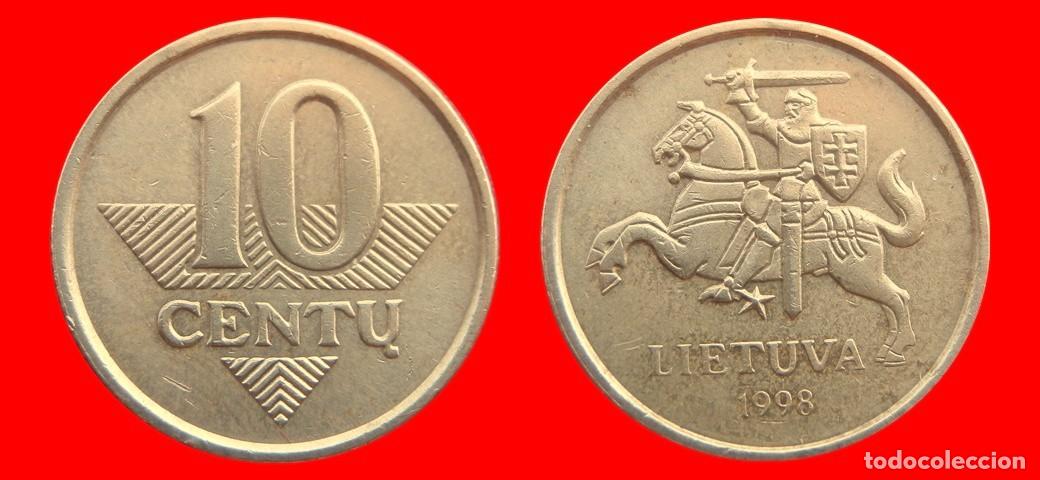 Monedas antiguas de Europa: 10 CENTU CENTIMOS 1998 LITUANIA-152032