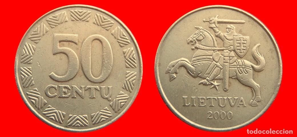 Monedas antiguas de Europa: 50 CENTU CENTIMOS 2000 LITUANIA-152035