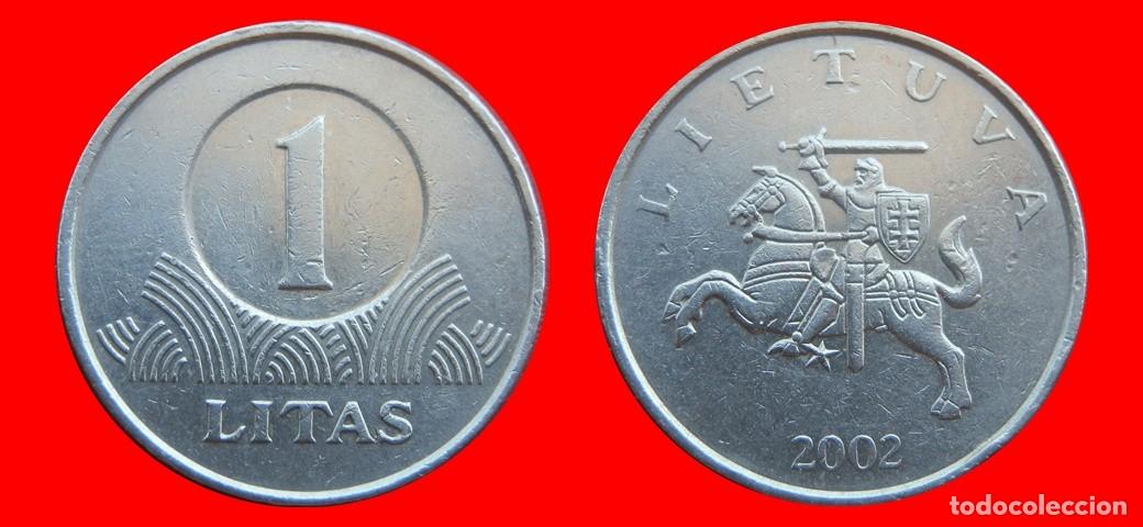 Monedas antiguas de Europa: 1 LITAS 2002 LITUANIA-152036