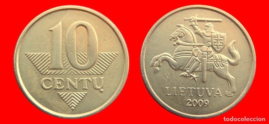 Monedas antiguas de Europa: 10 CENTU 2009 LITUANIA-152034