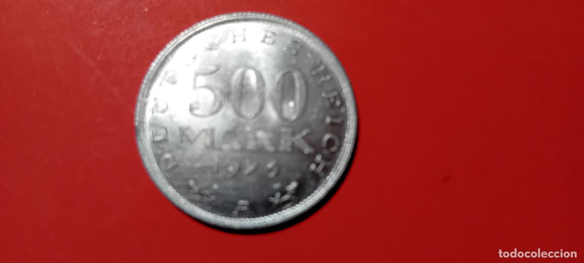 Monedas antiguas de Europa: ALEMANIA 500 MARCOS 1923 A, ALUMINIO, SIN CIRCULAR