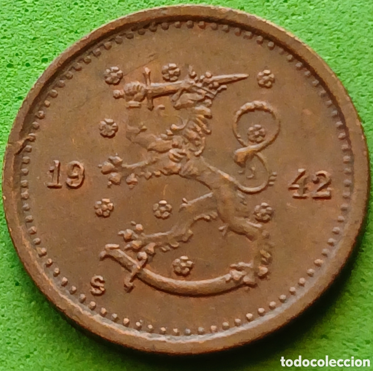 Monedas antiguas de Europa: Finlandia 50 pennia 1942 km#26a