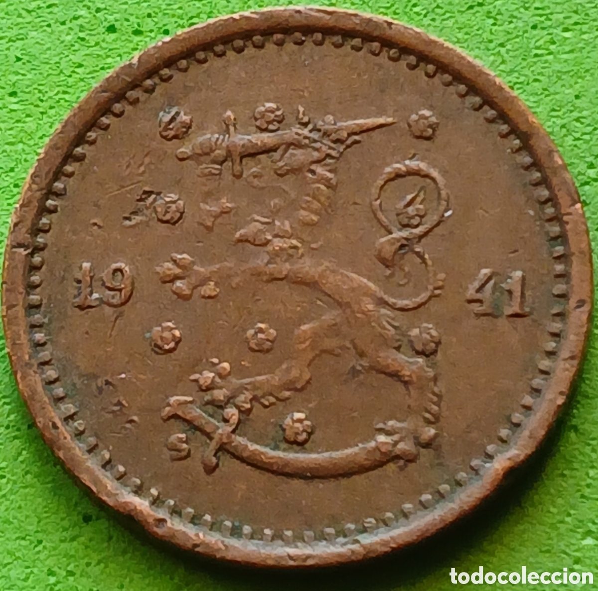 Monedas antiguas de Europa: Finlandia 50 pennia 1941 km#26a