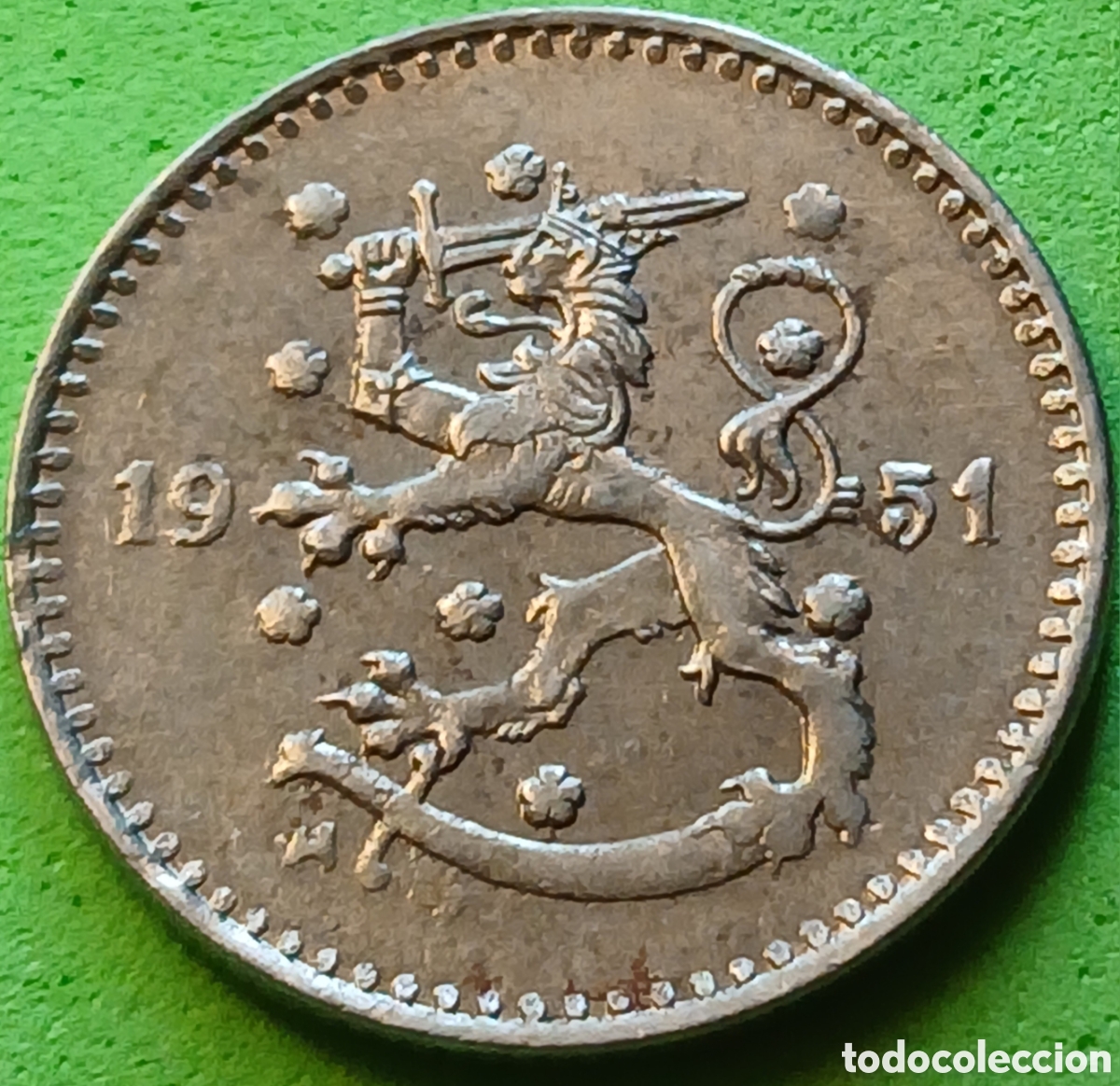 Monedas antiguas de Europa: Finlandia 1 marco 1951 km#30b