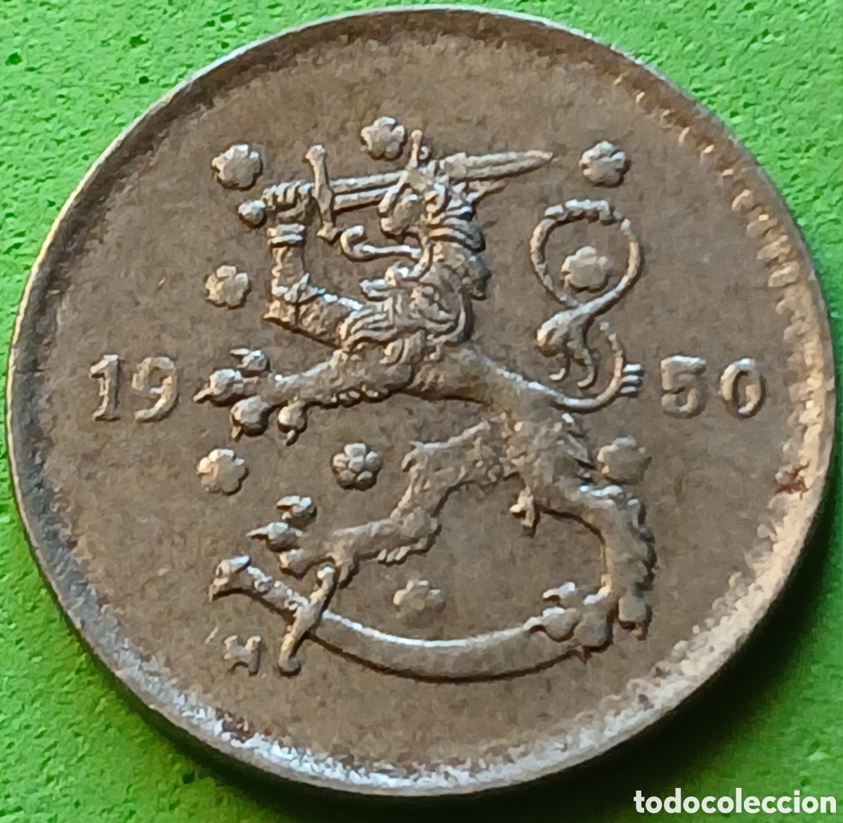 Monedas antiguas de Europa: Finlandia 1 marco 1950 km#30b