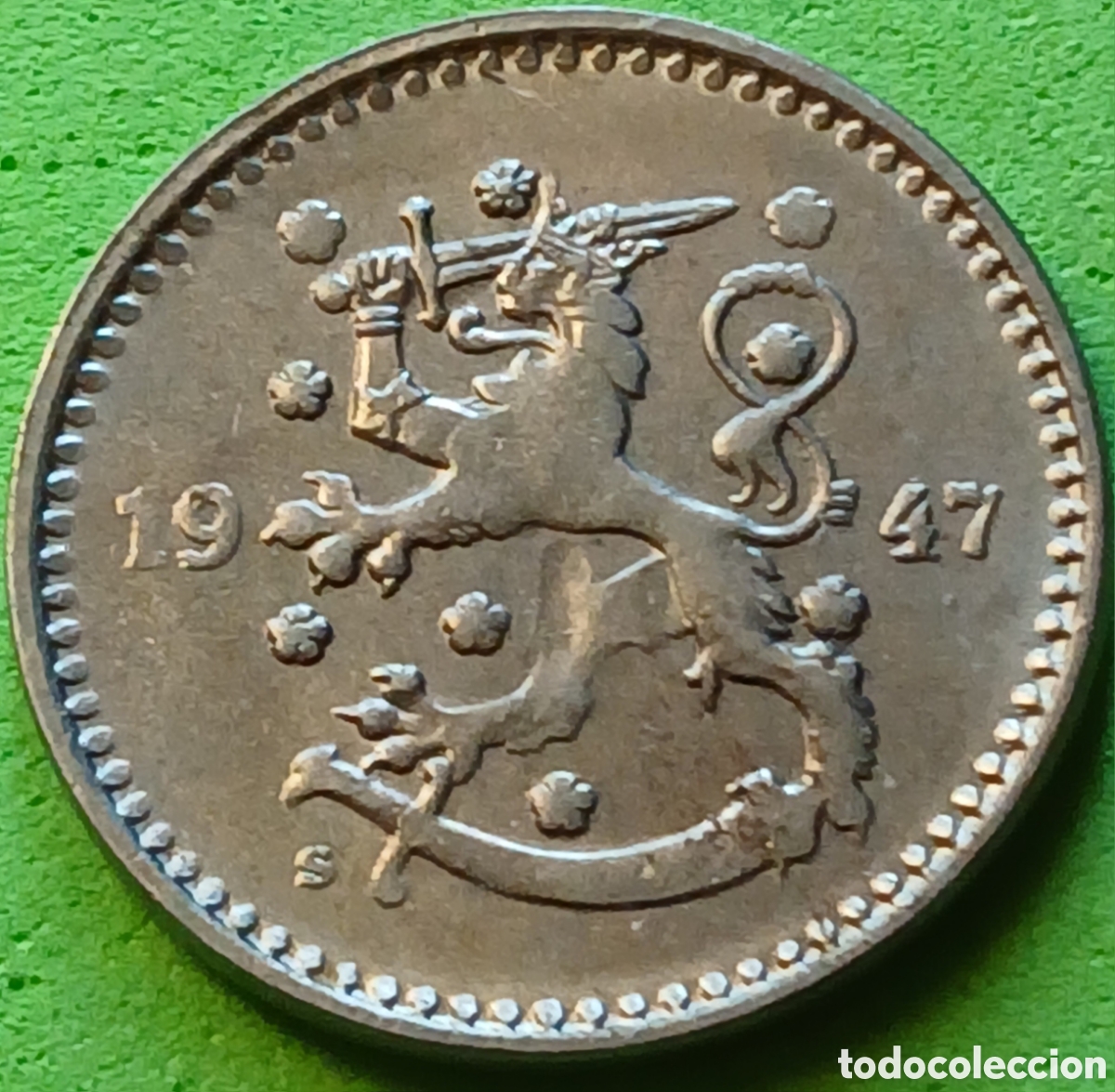 Monedas antiguas de Europa: Finlandia 1 marco 1947 km#30b