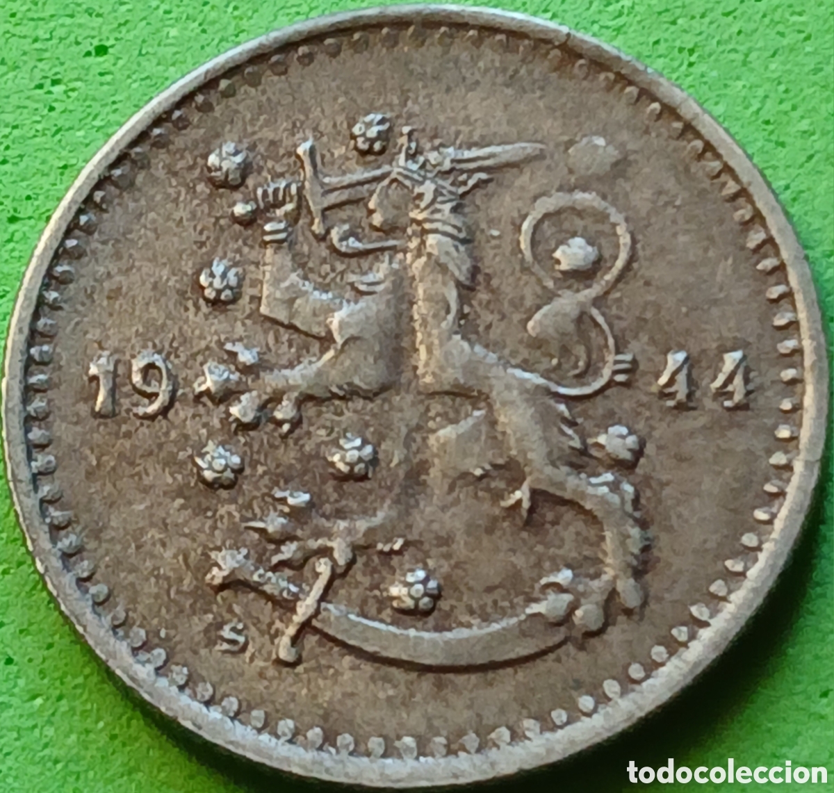 Monedas antiguas de Europa: Finlandia 1 marco 1944 km#30b