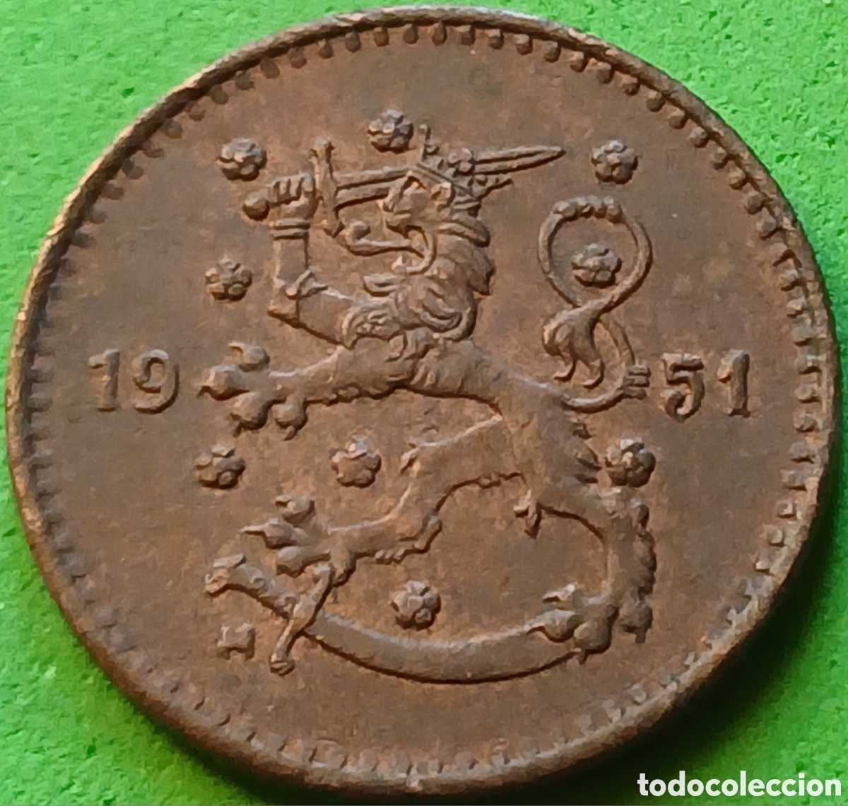 Monedas antiguas de Europa: Finlandia 1 marco 1951 km#30a