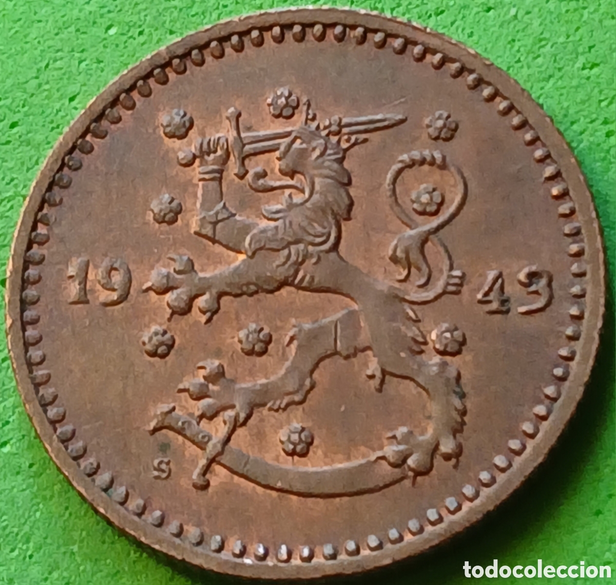 Monedas antiguas de Europa: Finlandia 1 marco 1943 km#30a