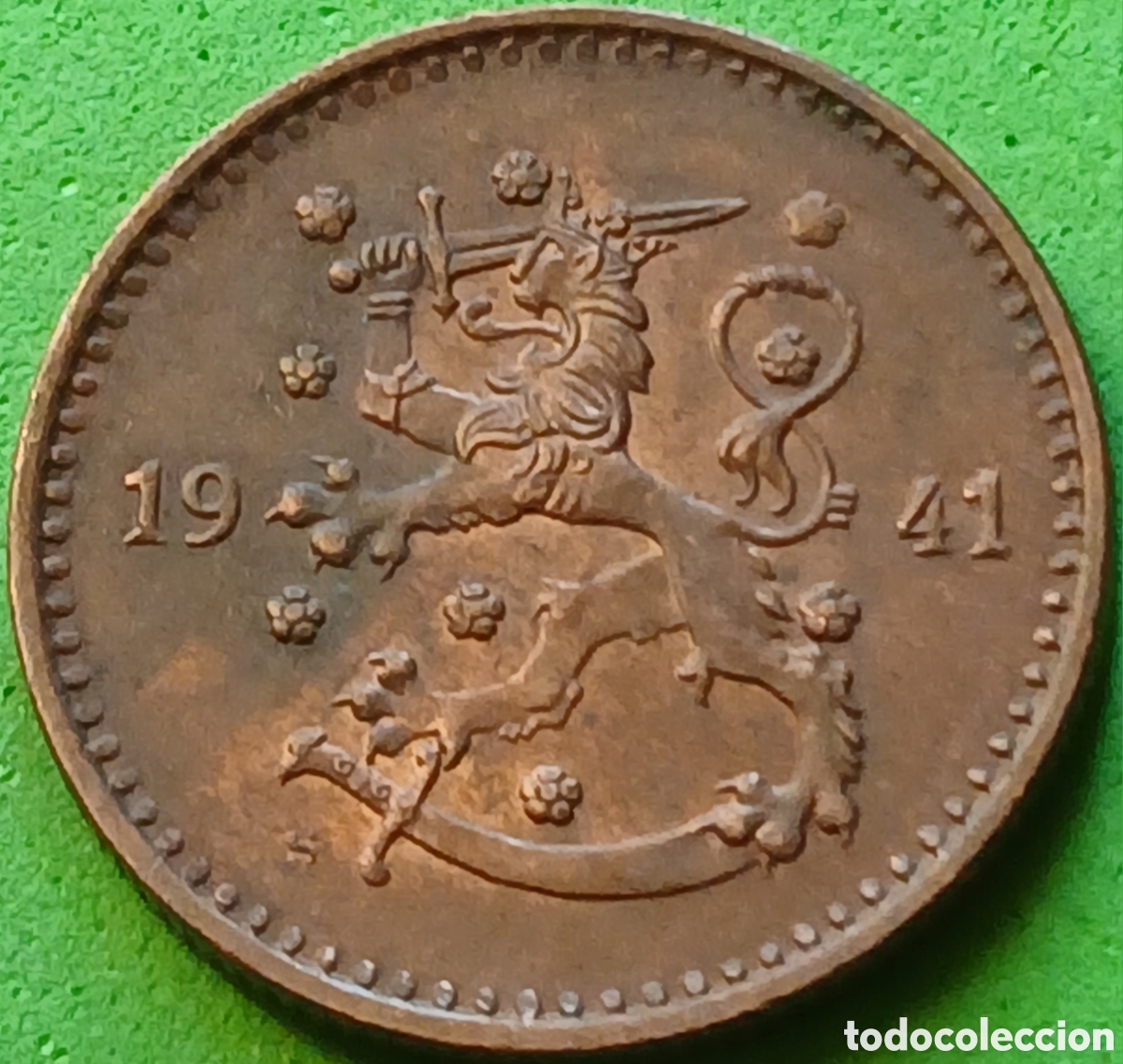 Monedas antiguas de Europa: Finlandia 1 marco 1941 km#30a