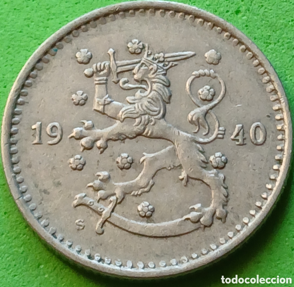 Monedas antiguas de Europa: Finlandia 1 marco 1940 km#30