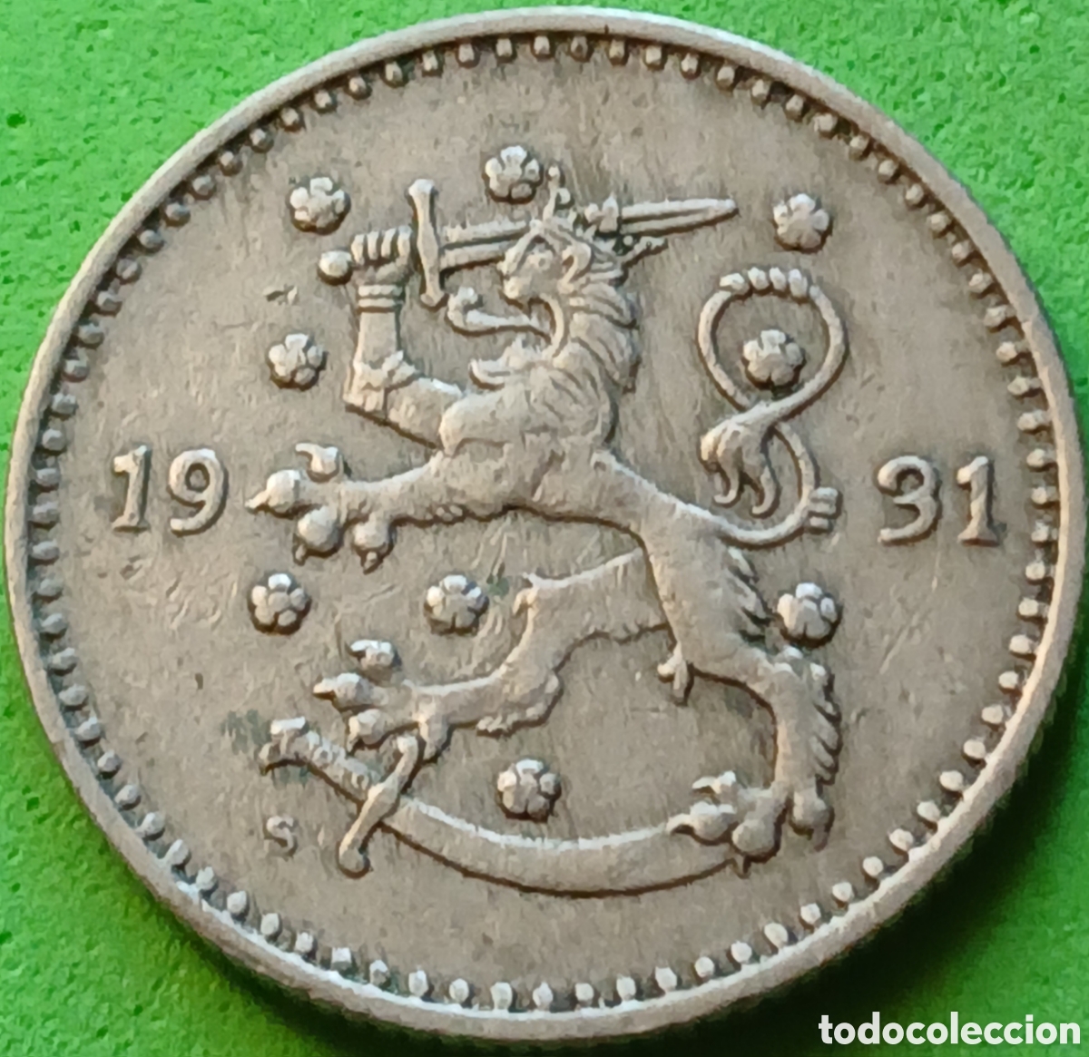 Monedas antiguas de Europa: Finlandia 1 marco 1931 km#30