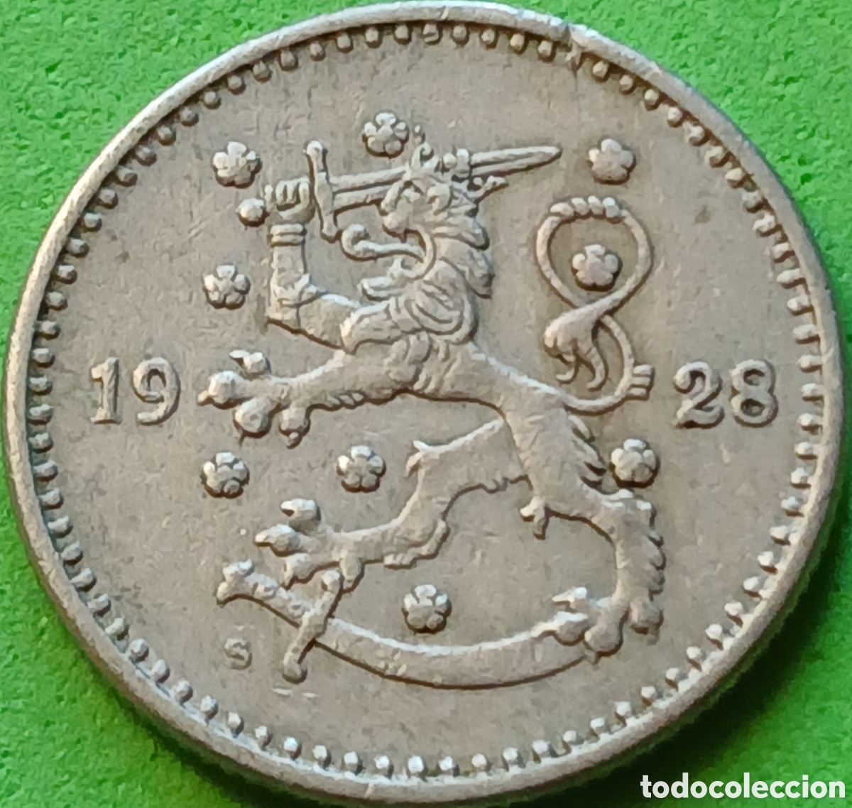 Monedas antiguas de Europa: Finlandia 1 marco 1938 km#30