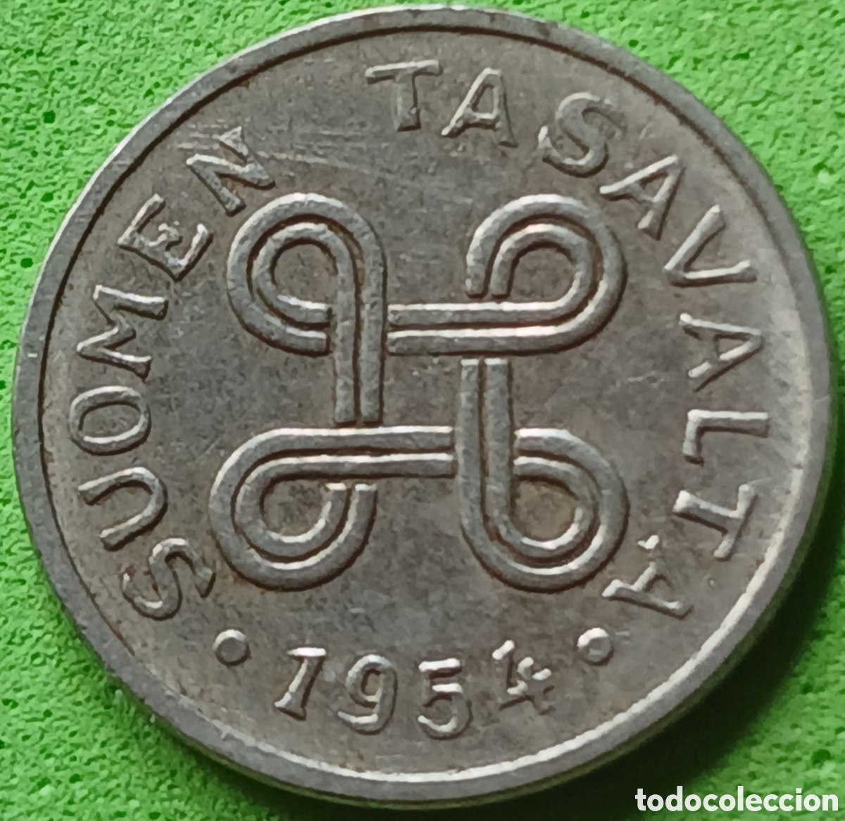 Monedas antiguas de Europa: Finlandia 1 marco 1954 km#36a